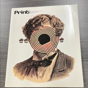 Magazine Art Piece with Abstract Design